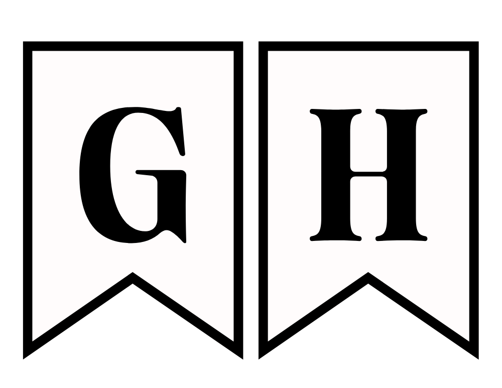 Letter G H