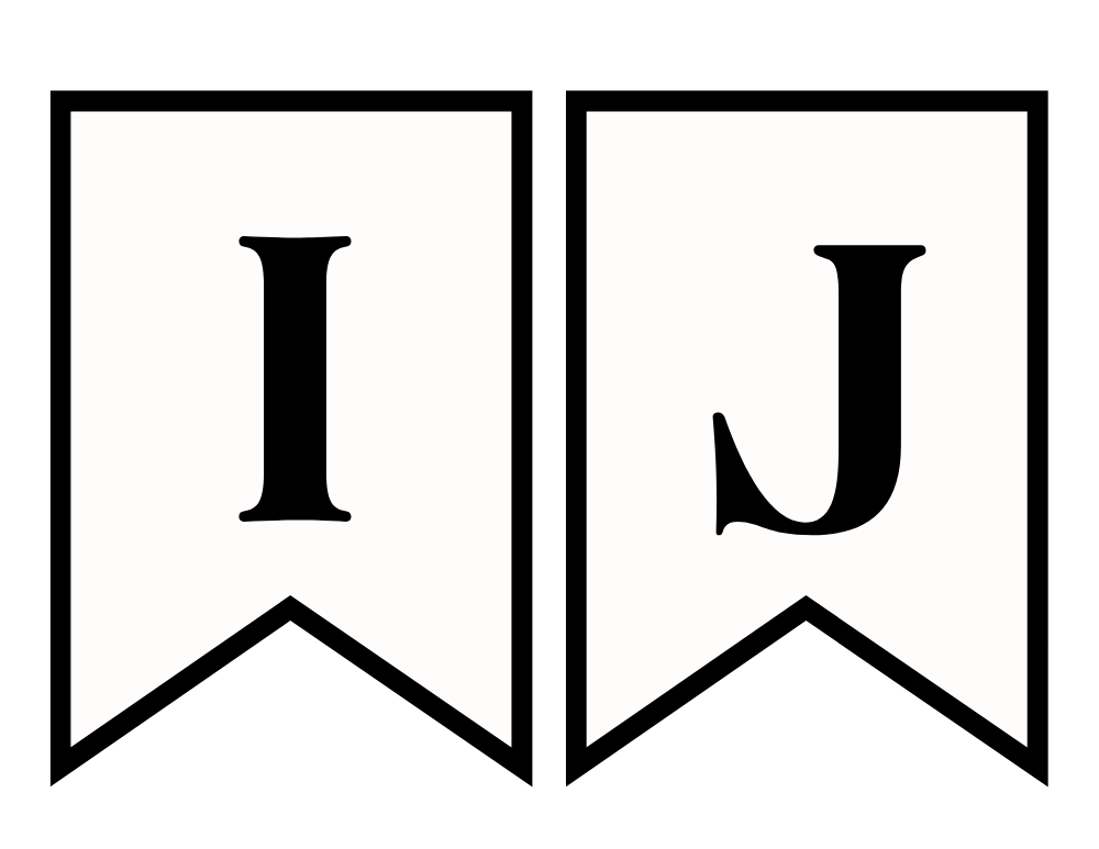 Letter I J