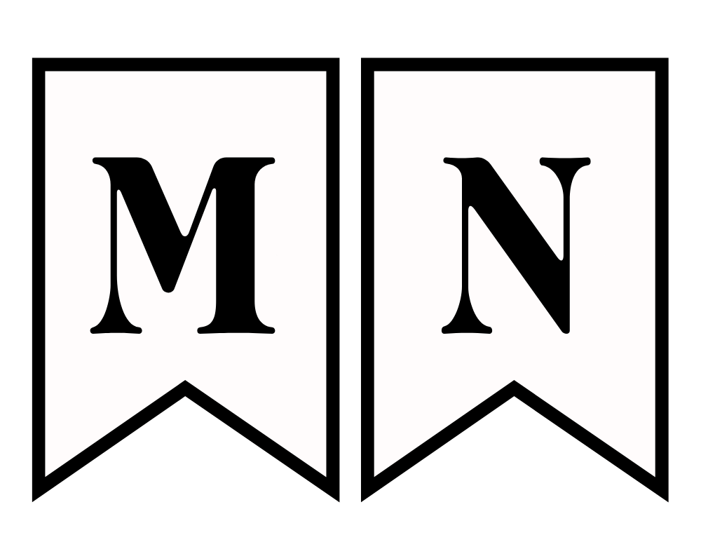 Letter M N