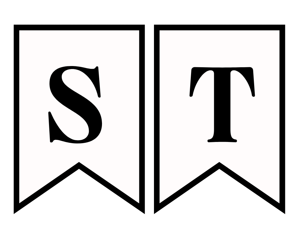 Letters S T