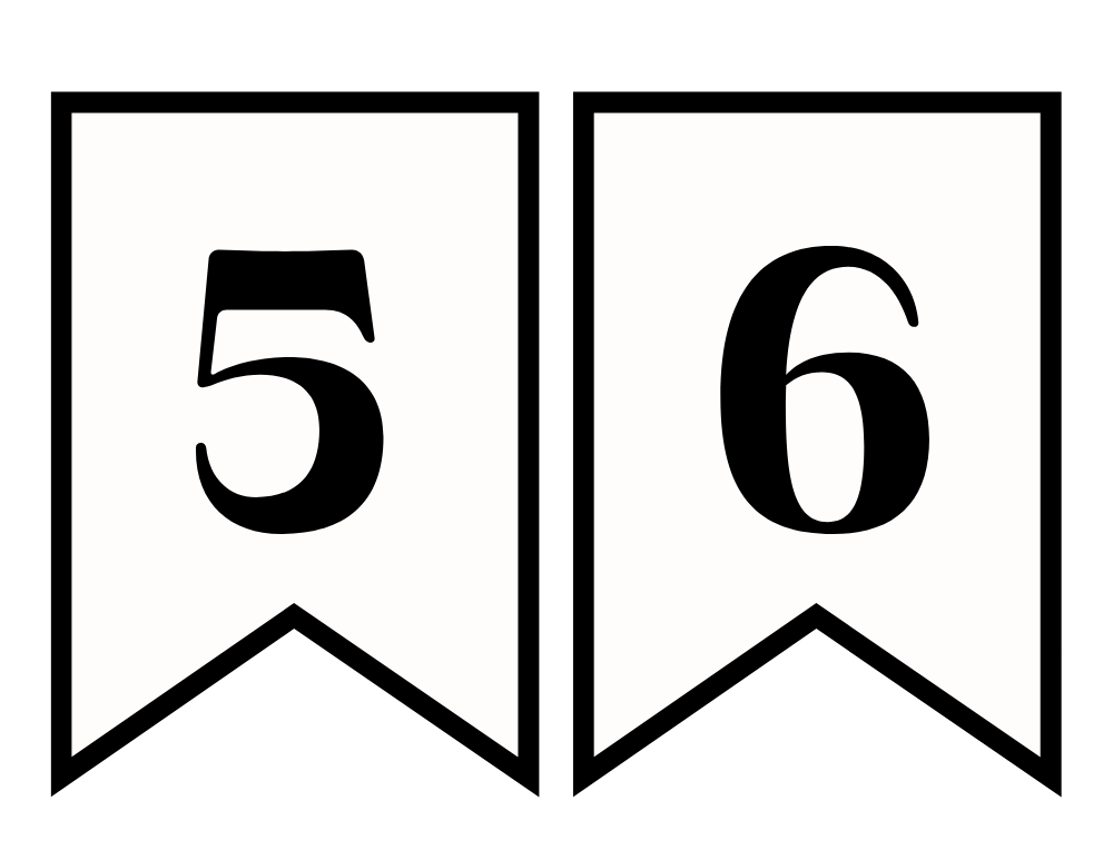 Numbers 5 6