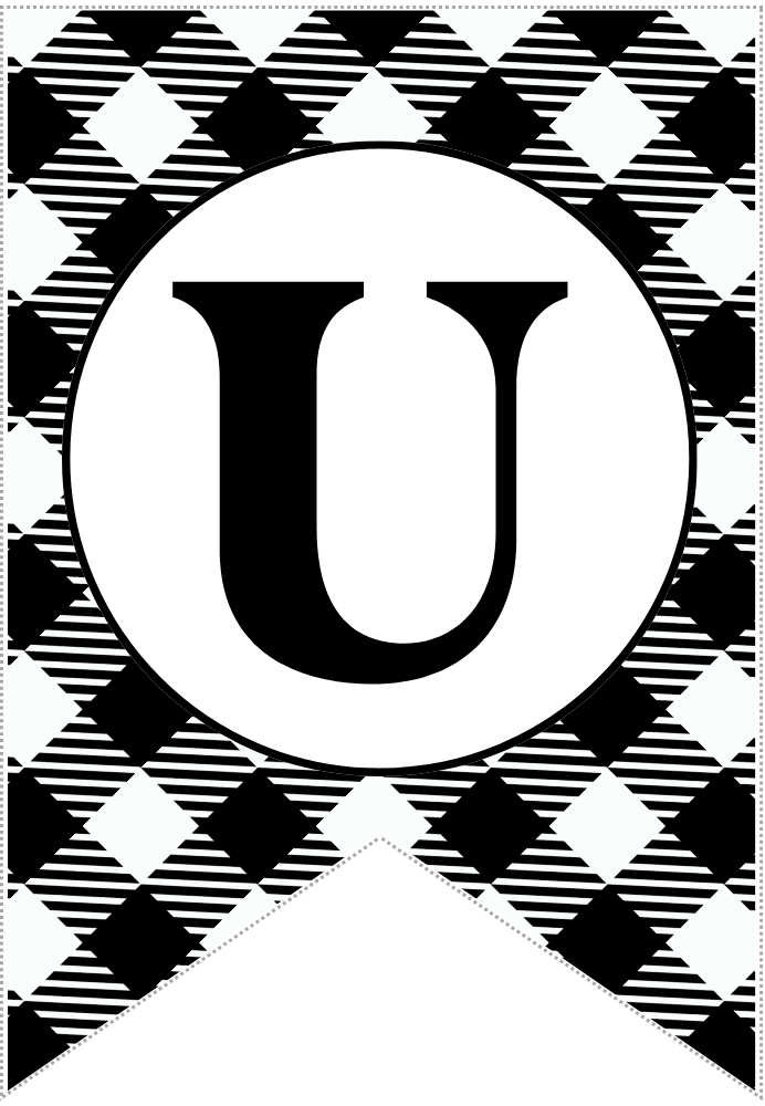 Letter U