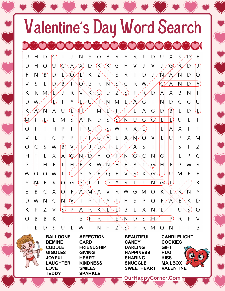30 Words to Find Word Search