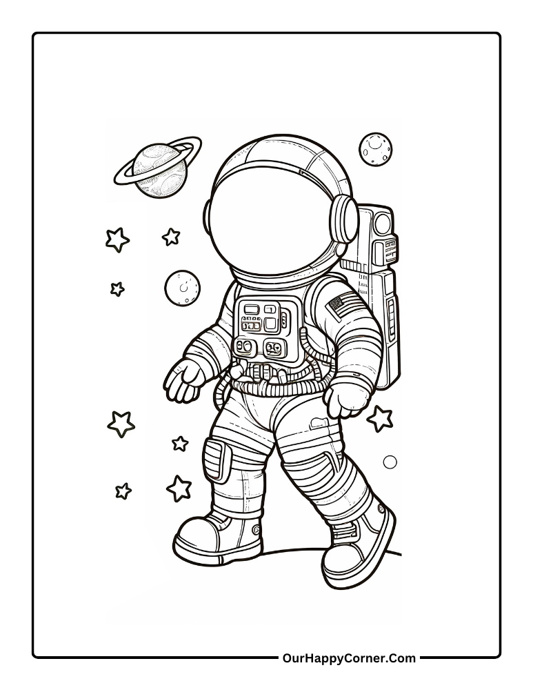 Astranaut in Space suit