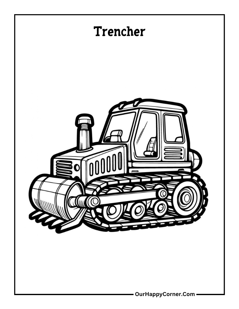 Trencher Coloring Page