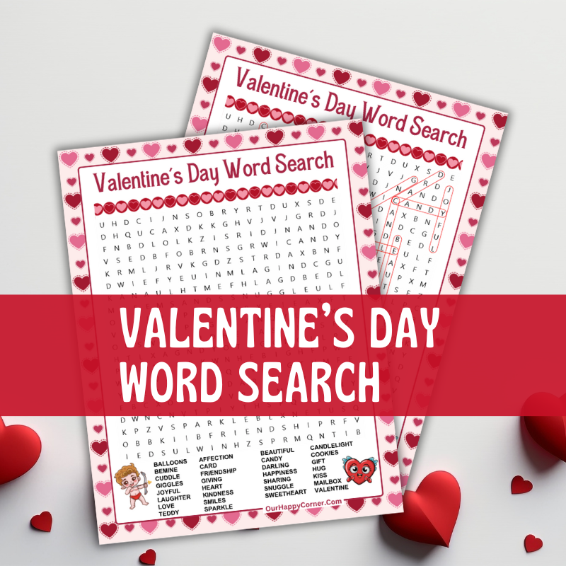 Valentine's Day Free Printable Puzzle