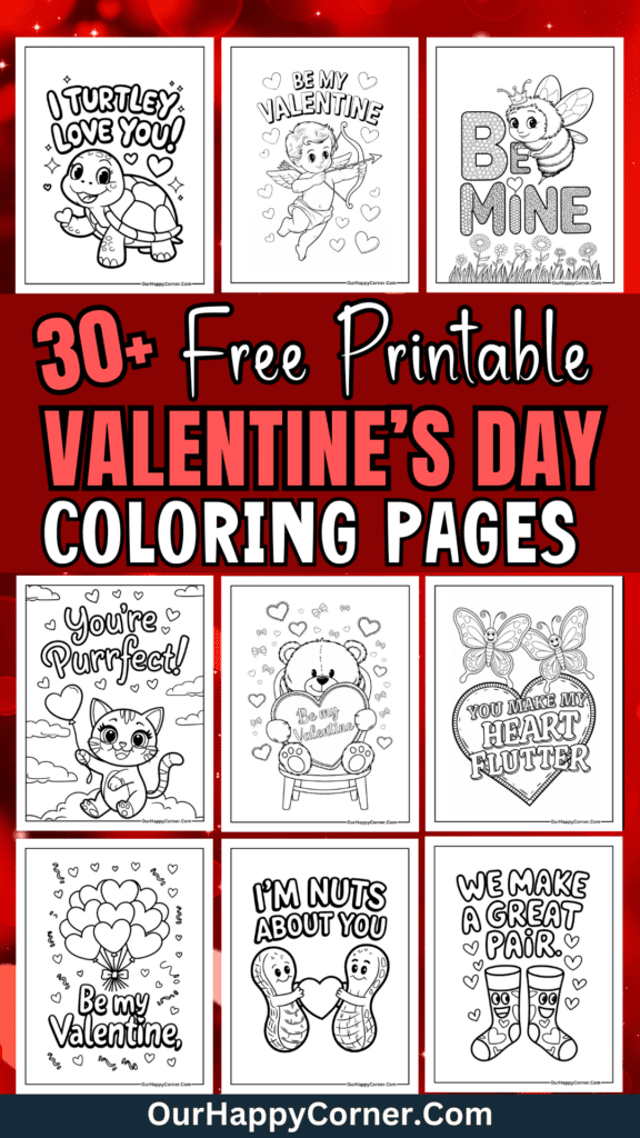 Valentine's Day coloring pages printable