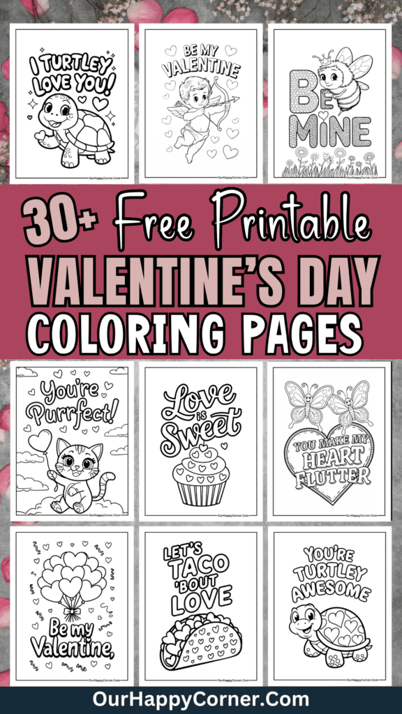 Valentine's Day coloring pages printable