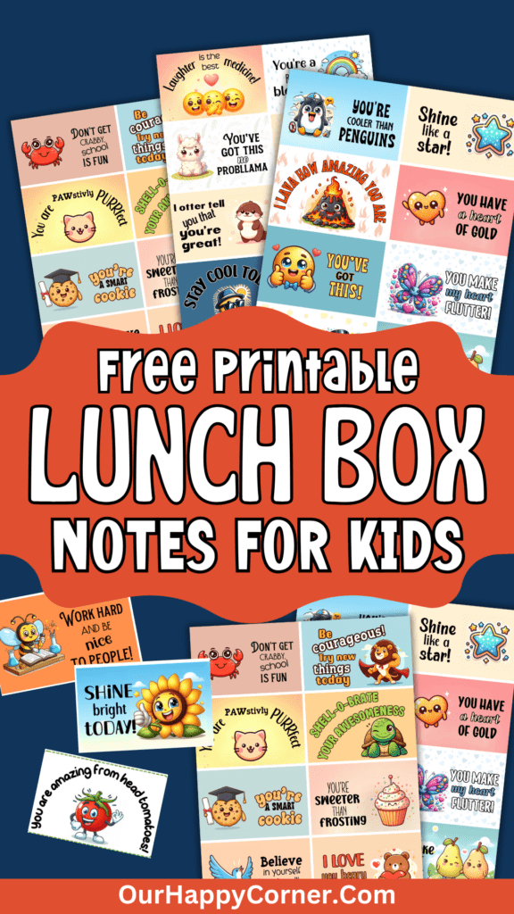 lunch box notes for kids