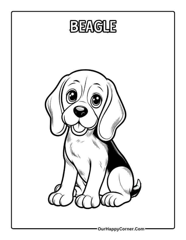 Beagle Coloring