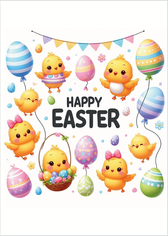 Happy Easter Party Card