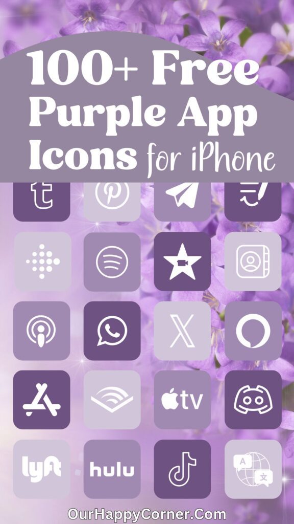 Purple App Icons for your Phone