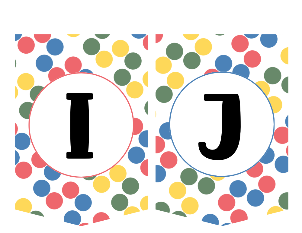 Letter I J