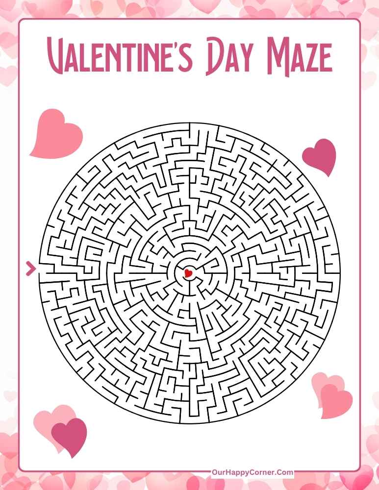 Valentine's Day Maze