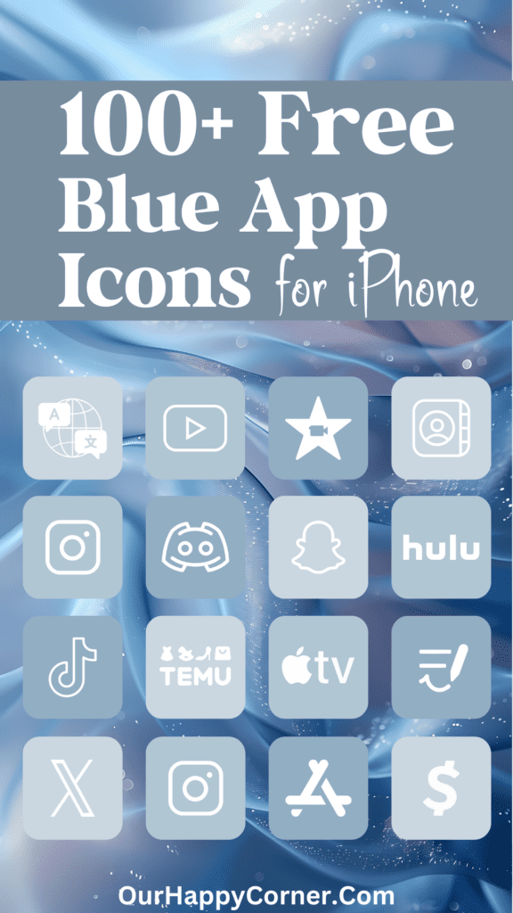 100 Free Light Blue App Icons For Your iPhone