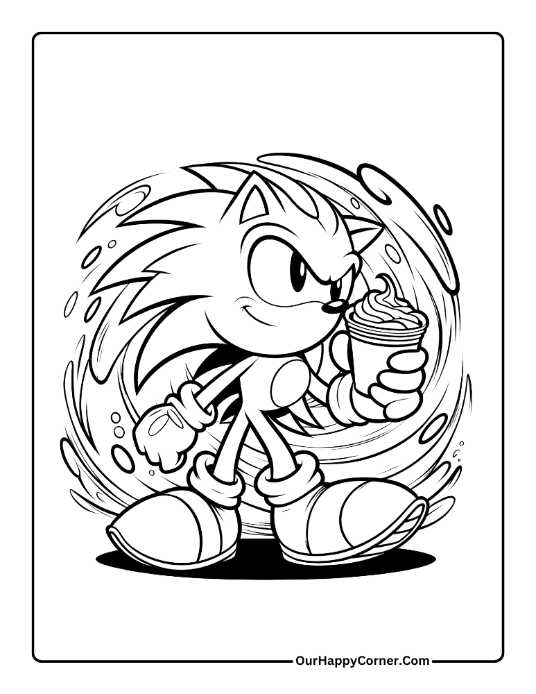 Sonic Holding Ice Cream Cup