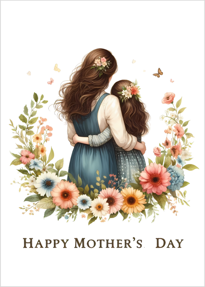 Mother and Daughter Card