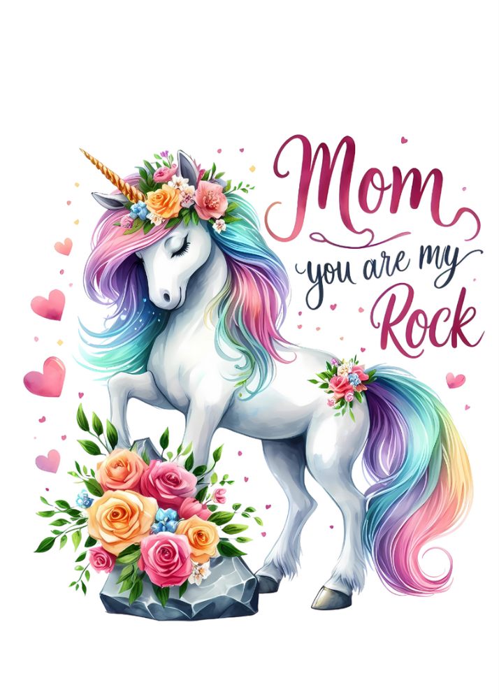 Unicorn Mother's Day Card