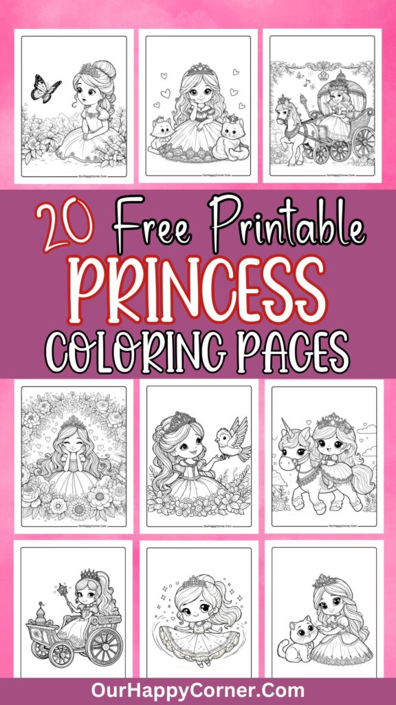 Princess coloring pages printable