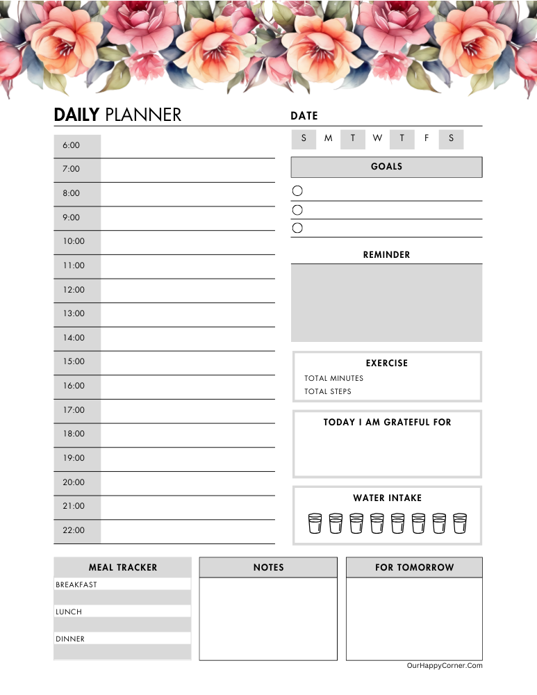 undated planner