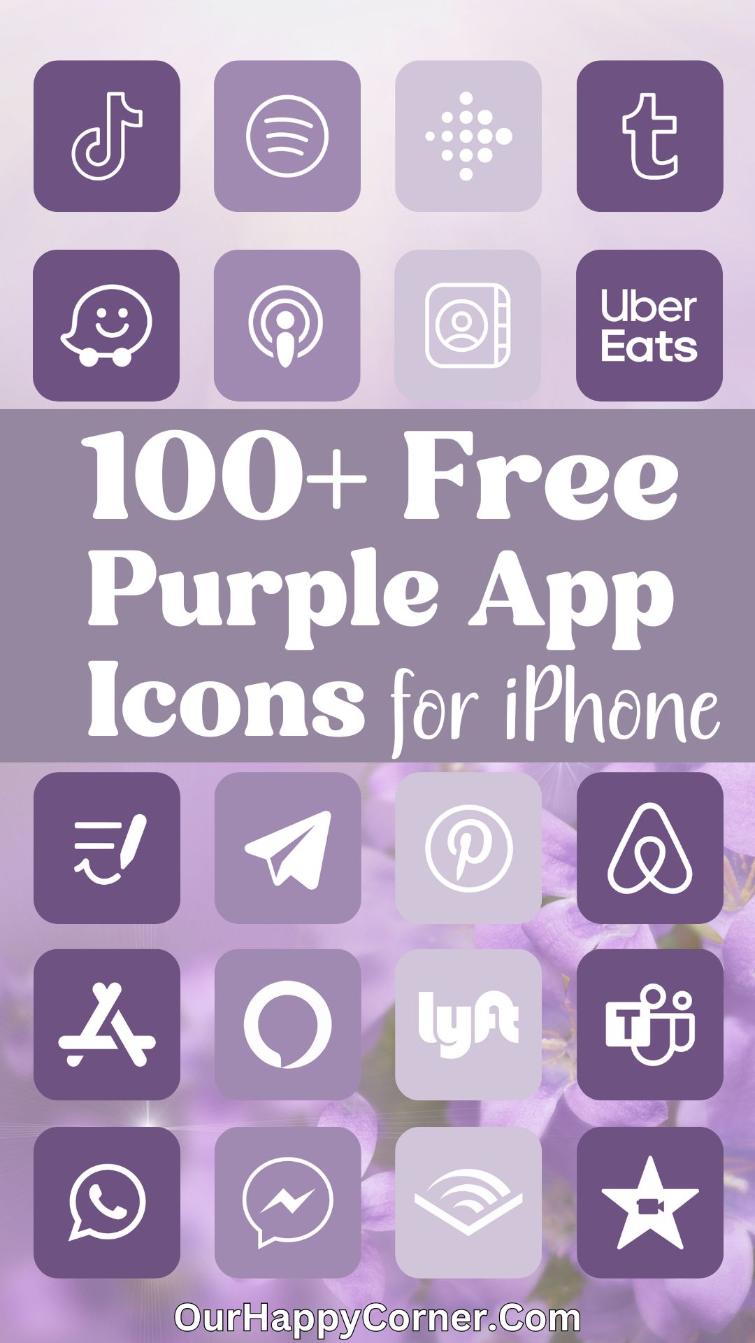 Purple App Icons for your Phone