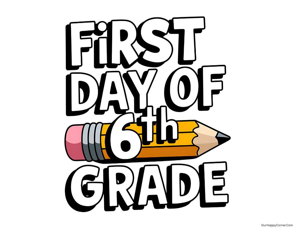 6th grade first day of school sign (1)
