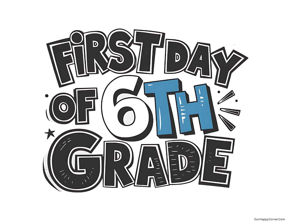6th grade first day of school sign (3)
