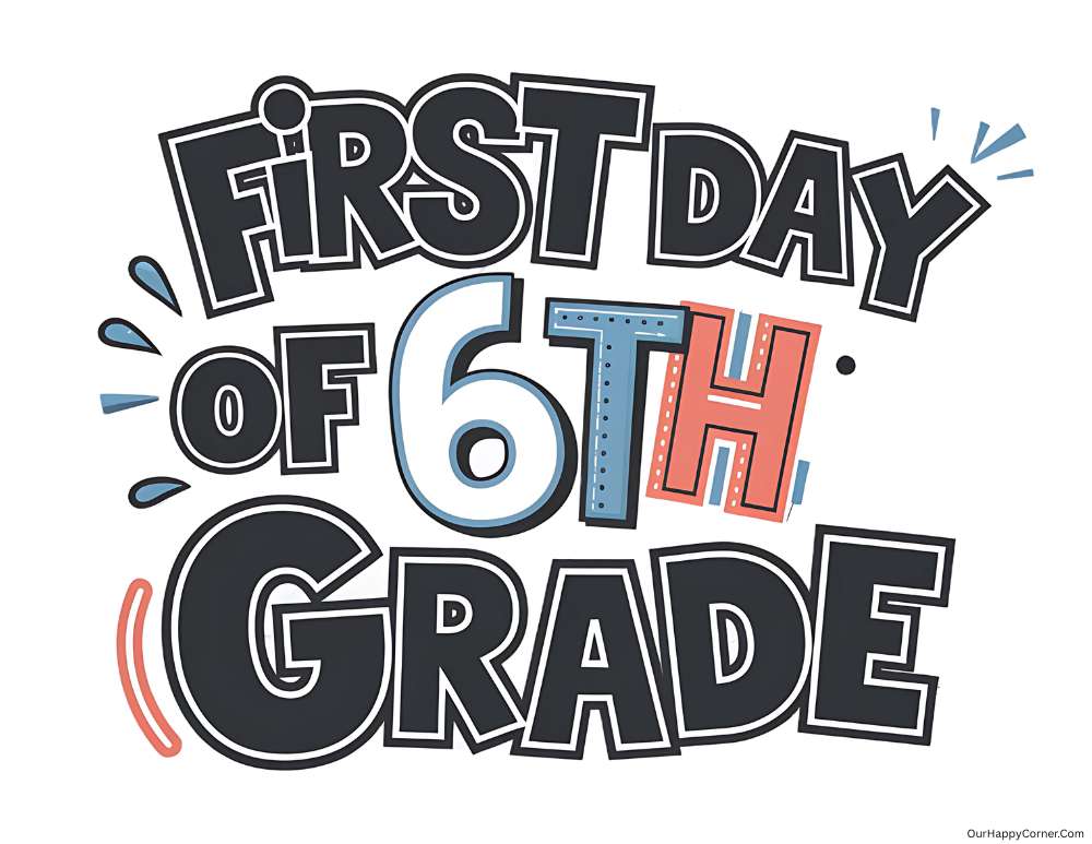 6th grade first day of school sign (4)
