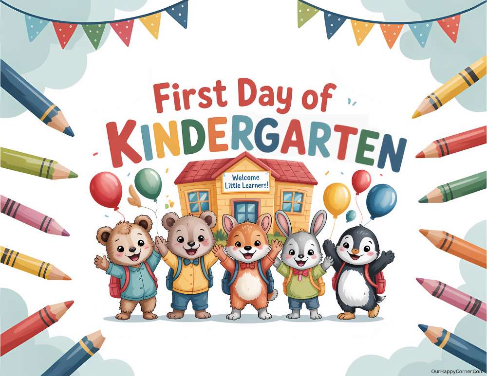 kindergarten first day of school sign 2
