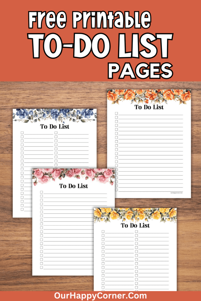 to do list templates