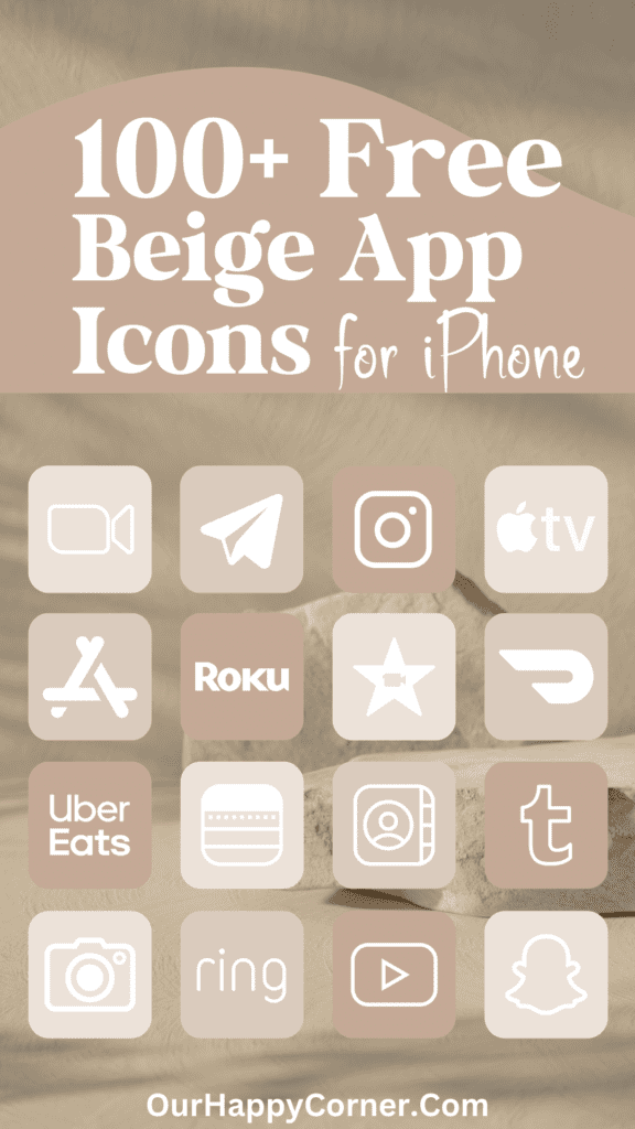 Over 140 Beige App Icons