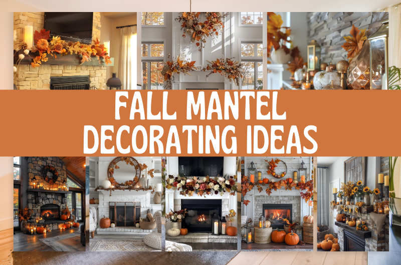 Fall mantel decorating ideas