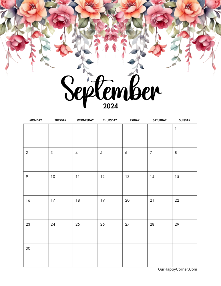 September 2024 Calendar 