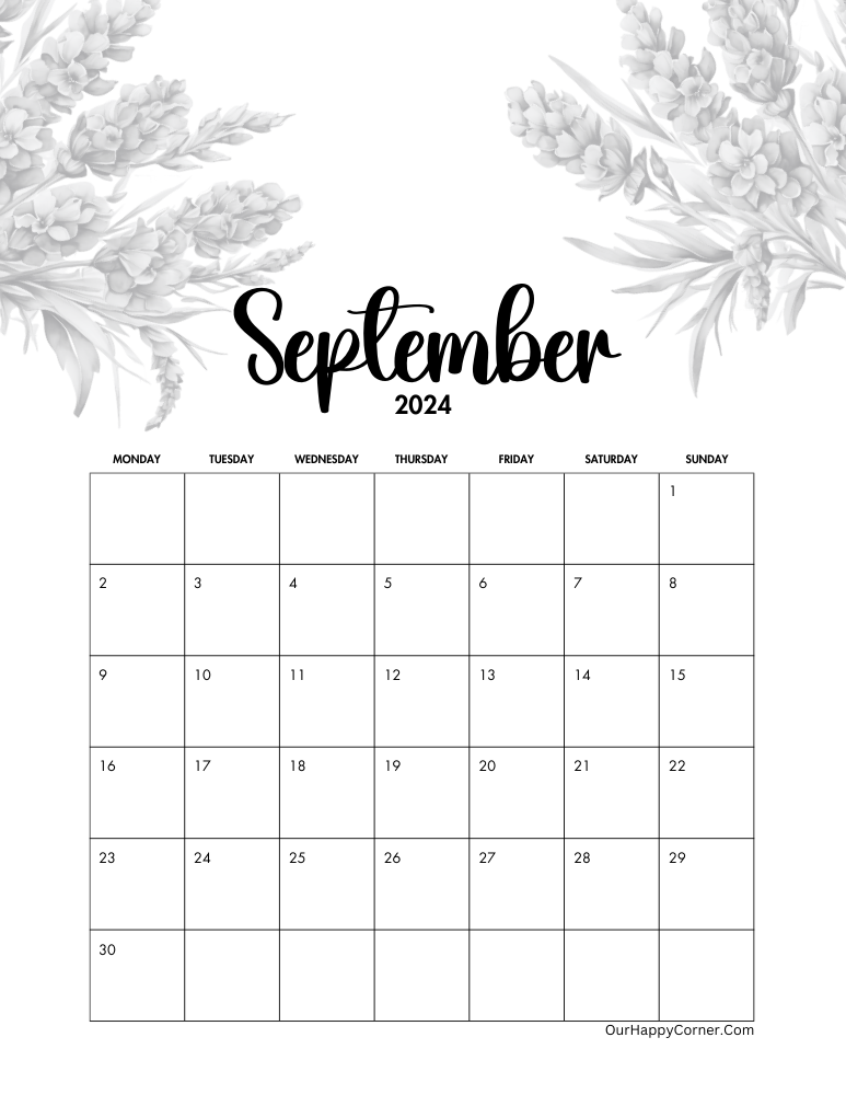 September 2024 Calendar 