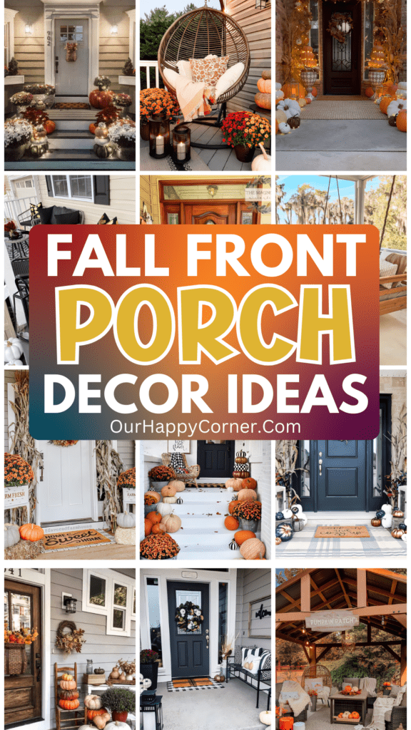 Fall front porch decor ideas