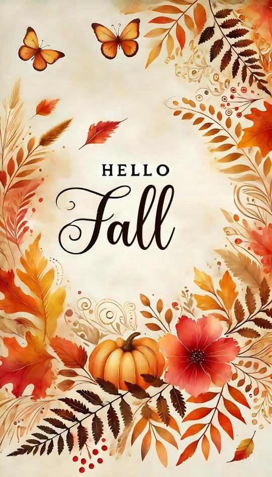 hello fall wallpaper