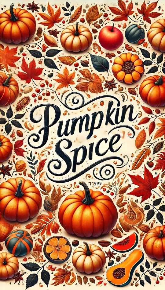 Pumpkin spice autumn wallpaper