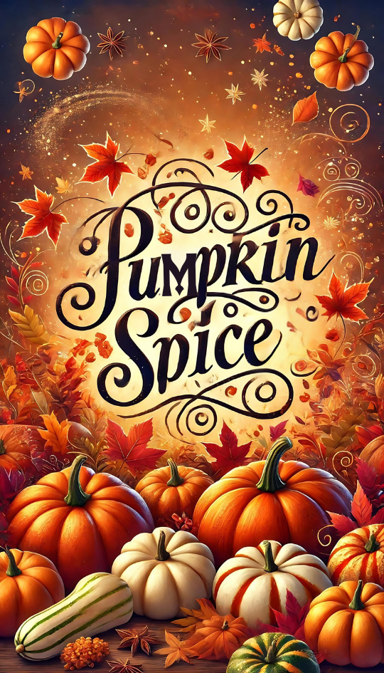 Pumpkin spice autumn wallpaper