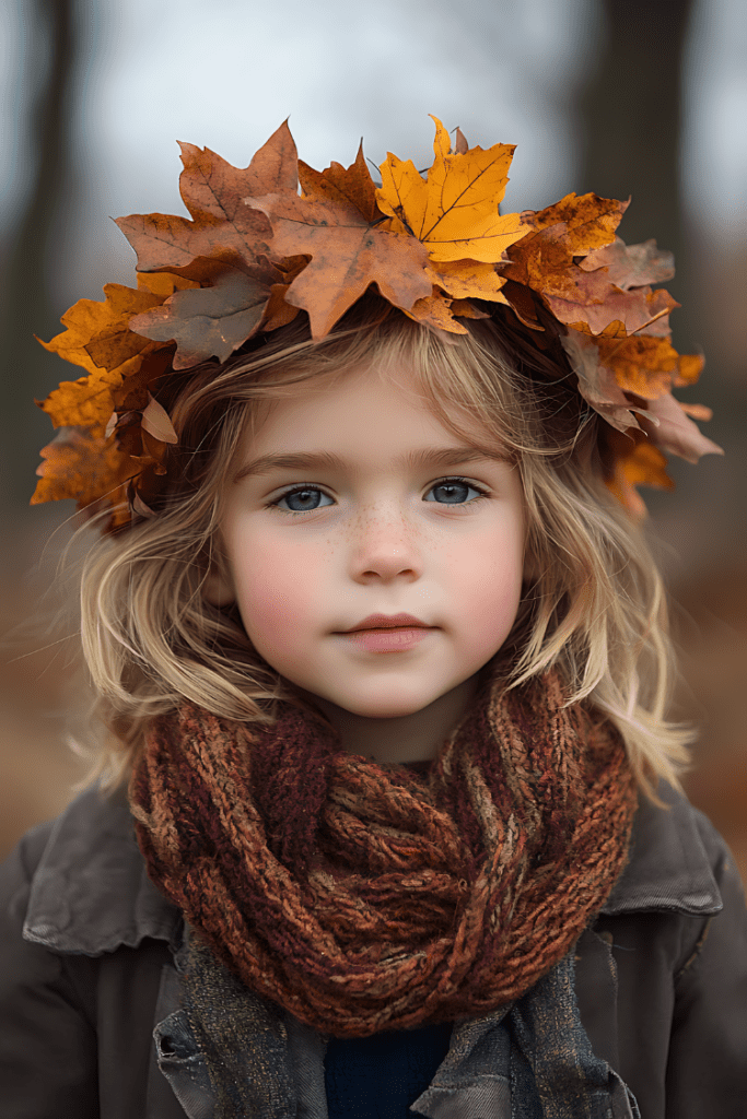 Leaf Crowns Fall Crafts for Kids