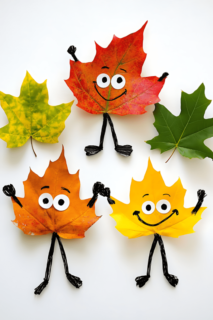 Leaf People Fall Crafts for Kids