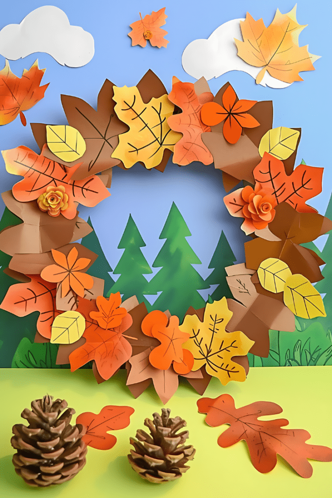 Paper Fall Wreaths
