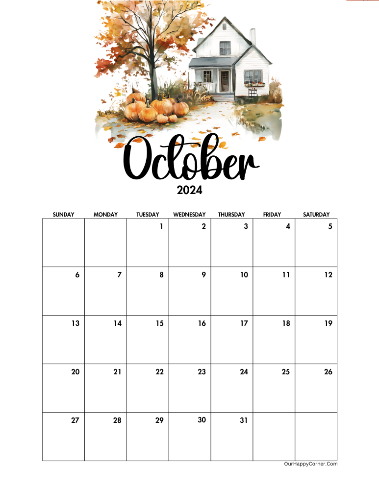 October 2024 Calendar 