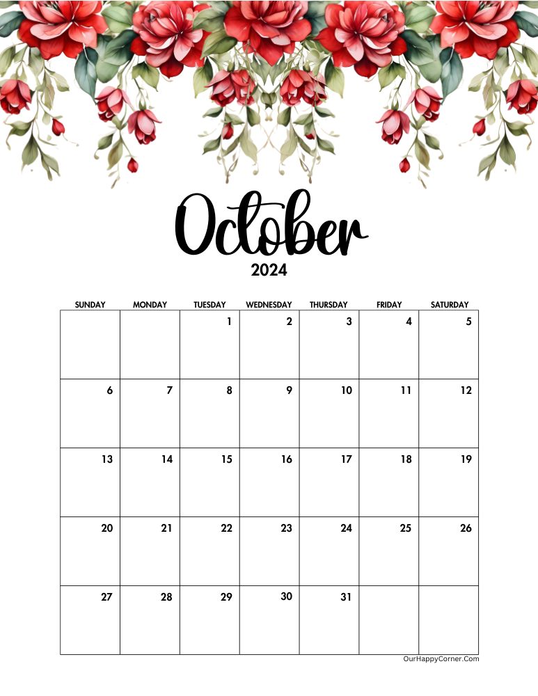 Floral calendar