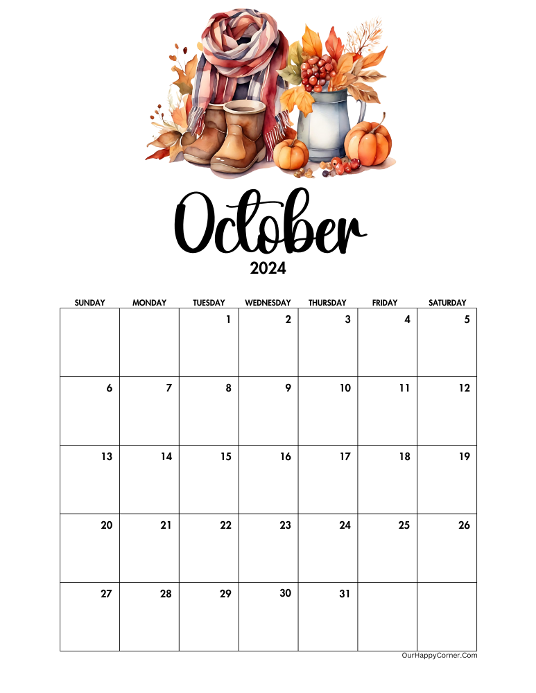 October 2024 Calendar 