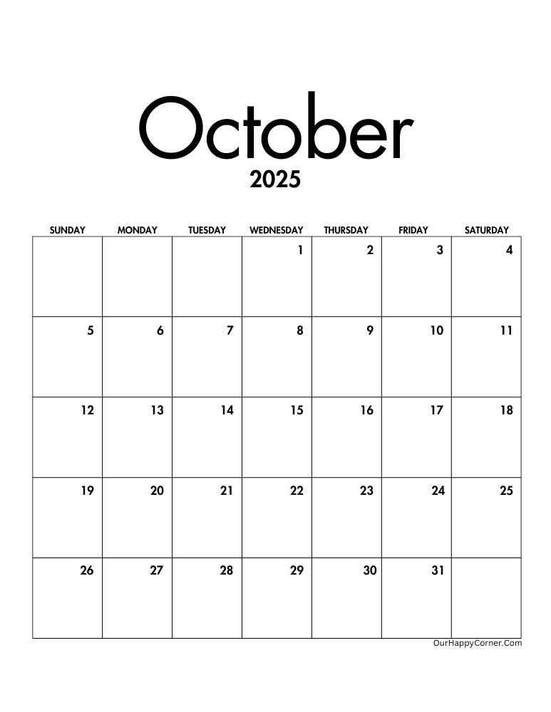 Minimalist calendar