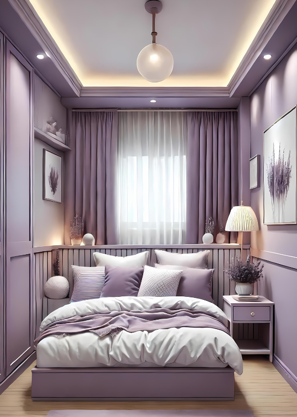 Lavender bedroom