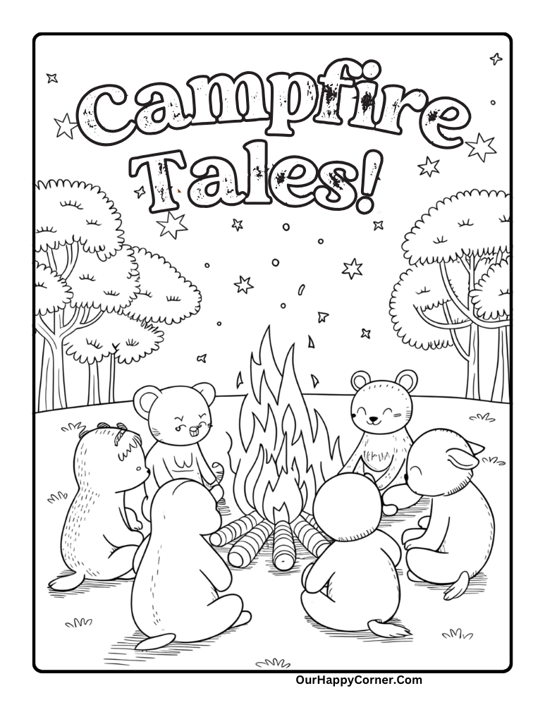 Fall Coloring Pages 