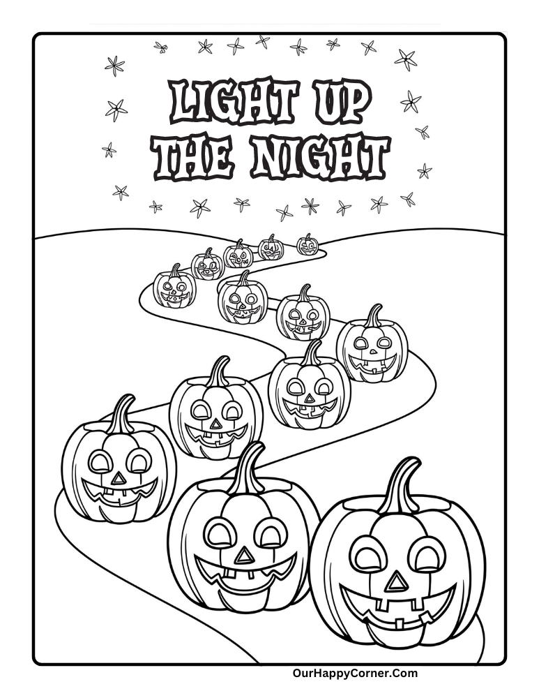 Fall Coloring Pages 