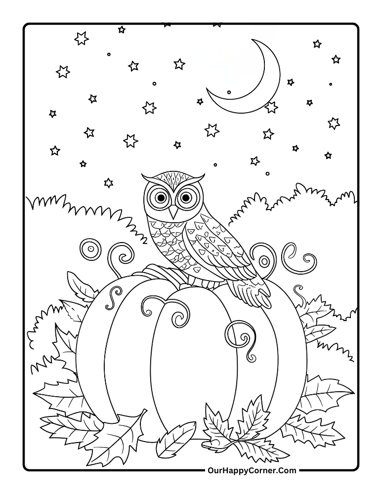 Pumpkin Coloring Pages 