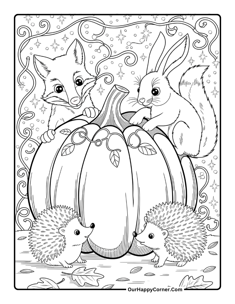 Pumpkin Coloring Pages 